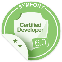 Symfony 6 Certified Developer (Advanced) badge