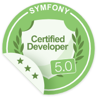 Symfony 5 Certified Developer (Expert) badge